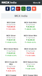 Mobile Screenshot of mcxindia.info